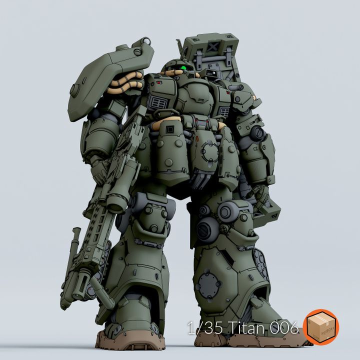 下载 Titan 006 - 1/35 Zaku 通过 Norman Caguiat